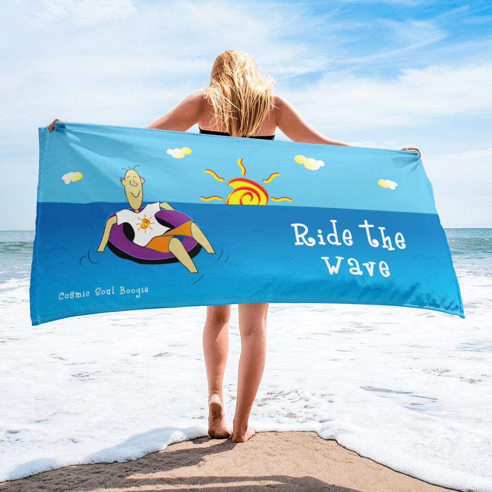 "Ride the Wave" Beach Towel!