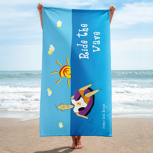 "Ride the Wave" Beach Towel!