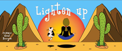 Lighten Up with cat. (Feel Good collection) 15 oz coffee mug
