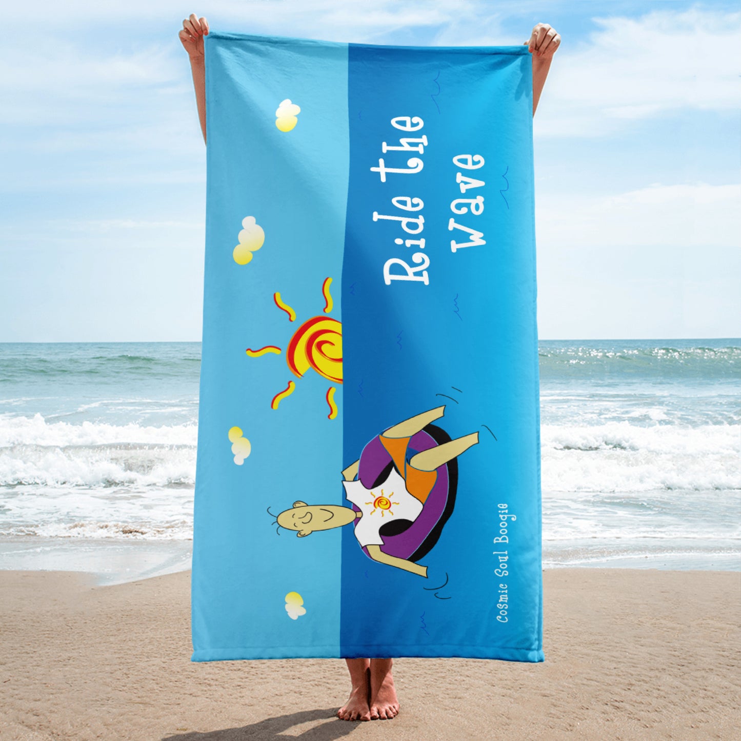 "Ride the Wave" Beach Towel!